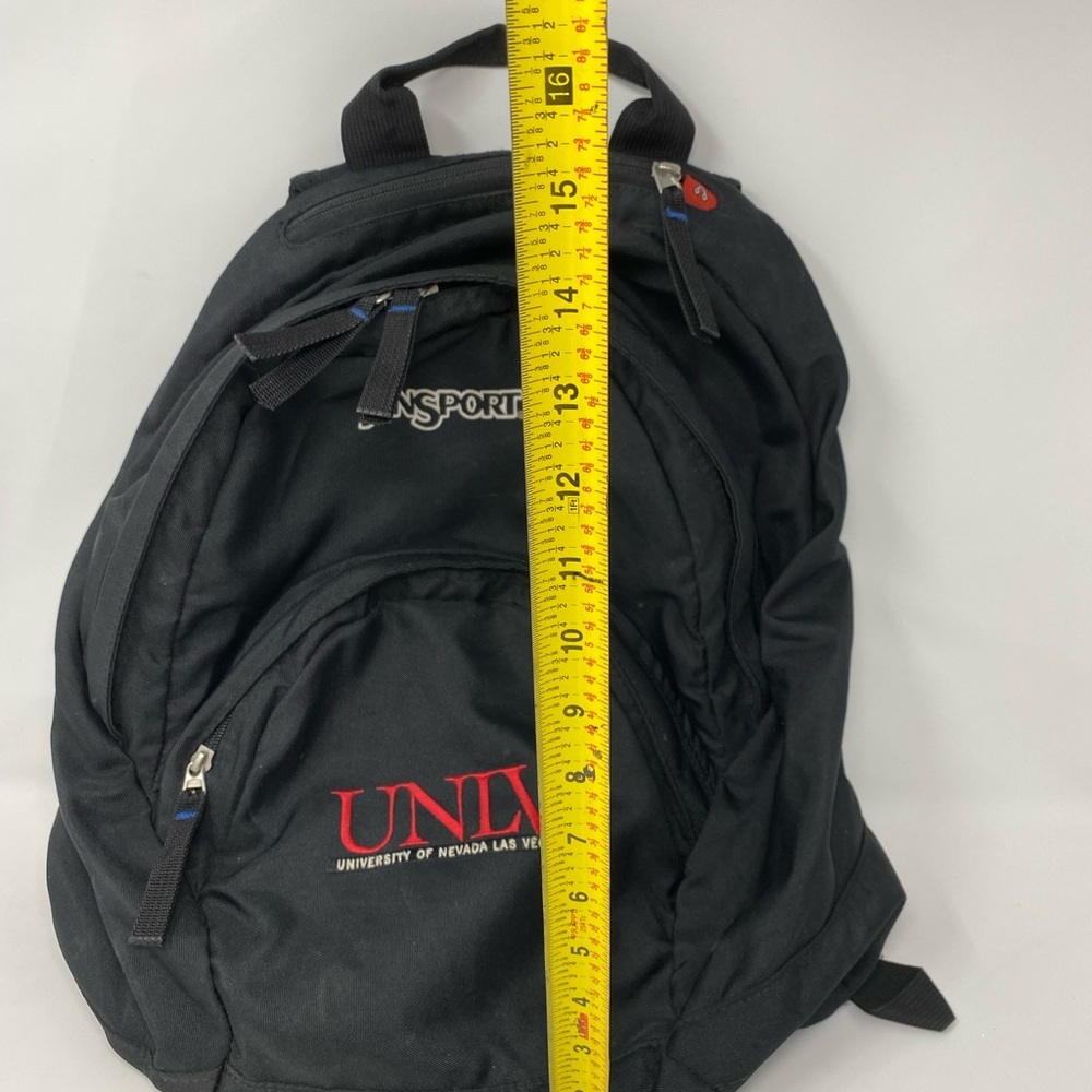 JanSport University of Las Vegas Nevada Black Backpack - Picture 7 of 10